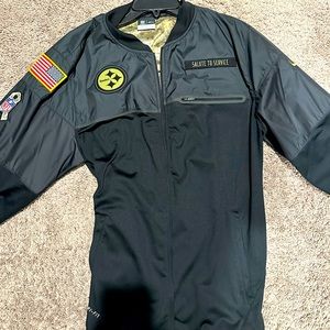 Steelers Nike drifit size medium salute to service jacket never worn